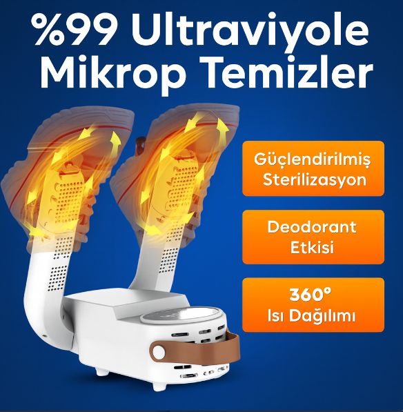 Dijital Ayakkabı Kurutma ve Isıtma Makinesi